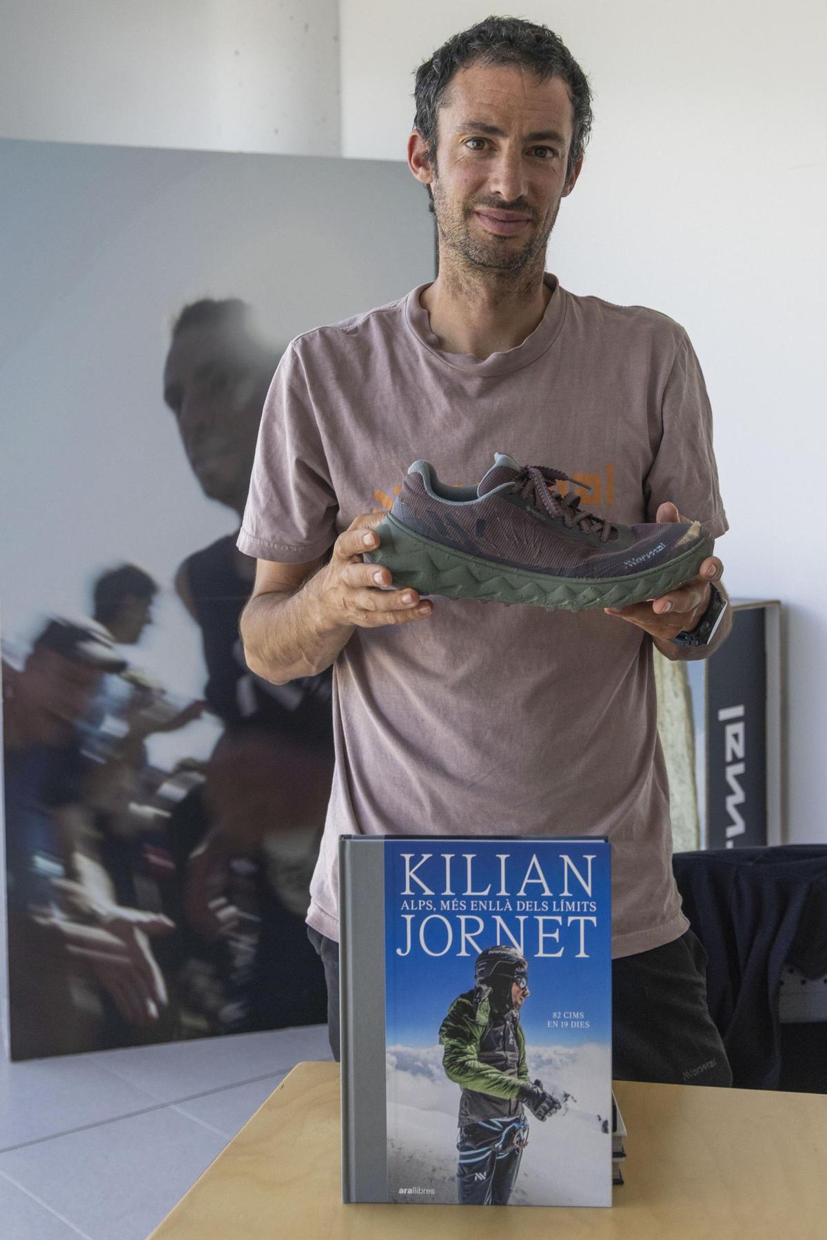 Kilian Jornet, en las oficinas de NNormal