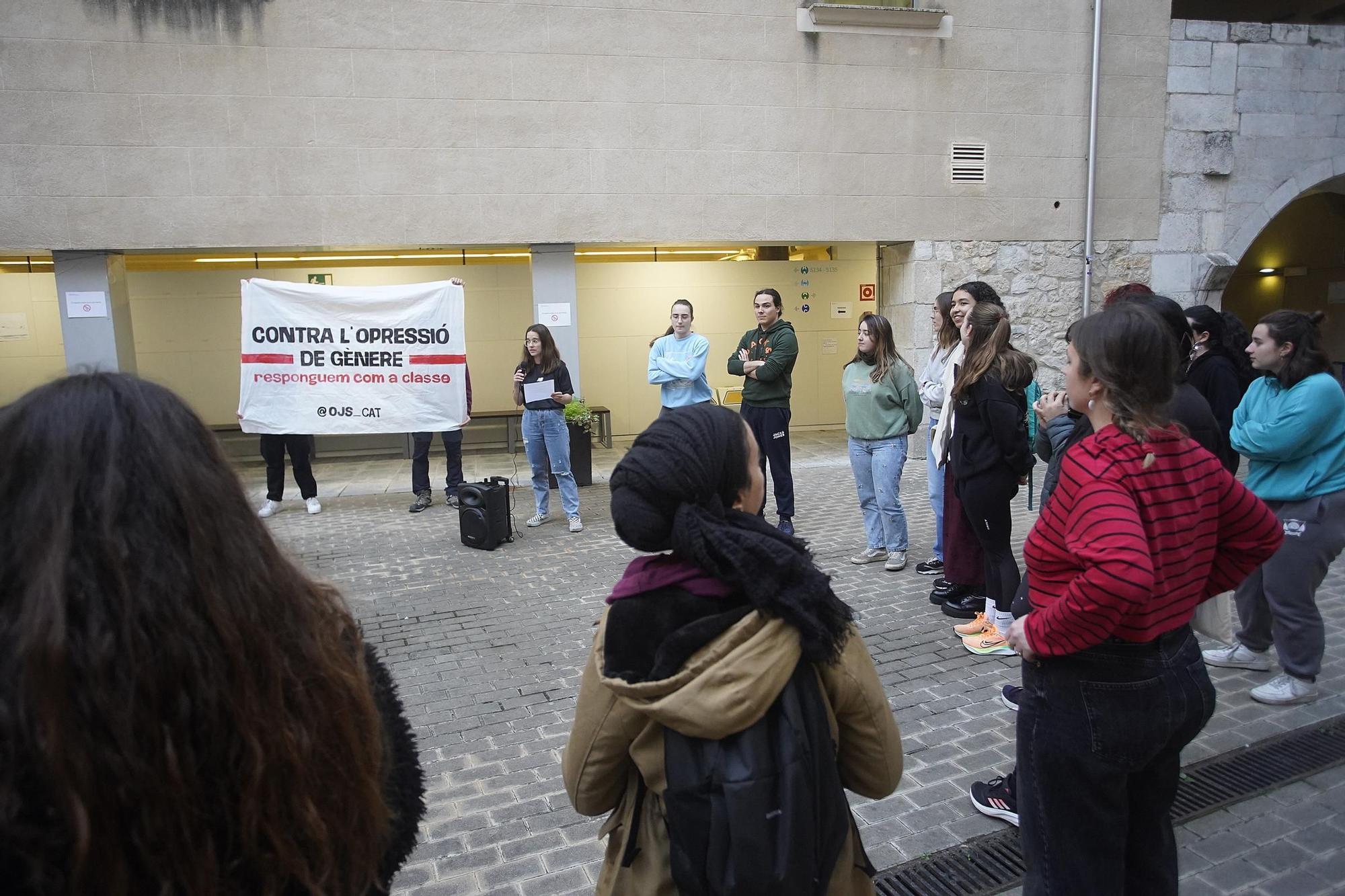 Protestes a la UdG pels casos d'assetjament sexual