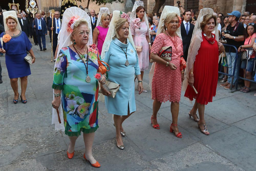 Procesión de la Virgen de la Victoria en Málaga