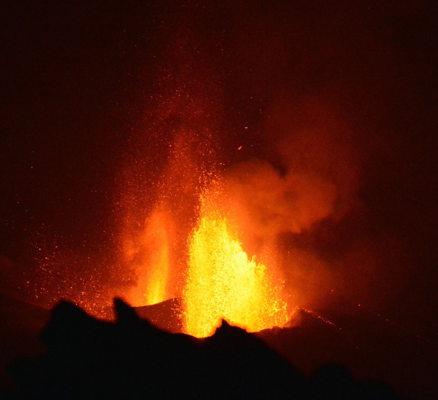 L'erupció del volcà fotografiada per un manresà