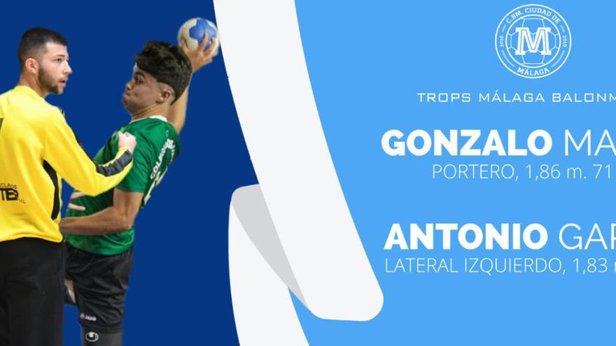 Gonzalo Marfíl y Antonio García, nuevos fichajes del Trops Málaga