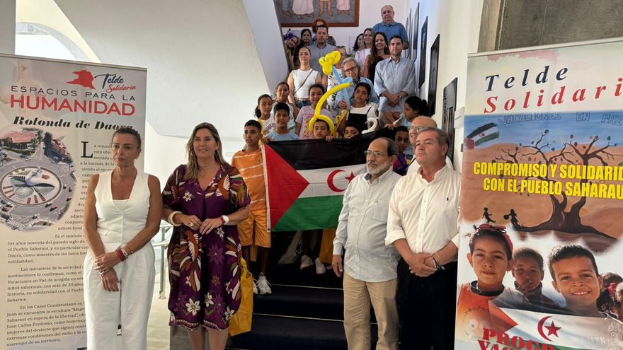 Telde da la bienvenida a los diez menores que disfrutan de unas &#039;Vacaciones en paz&#039; en el municipio