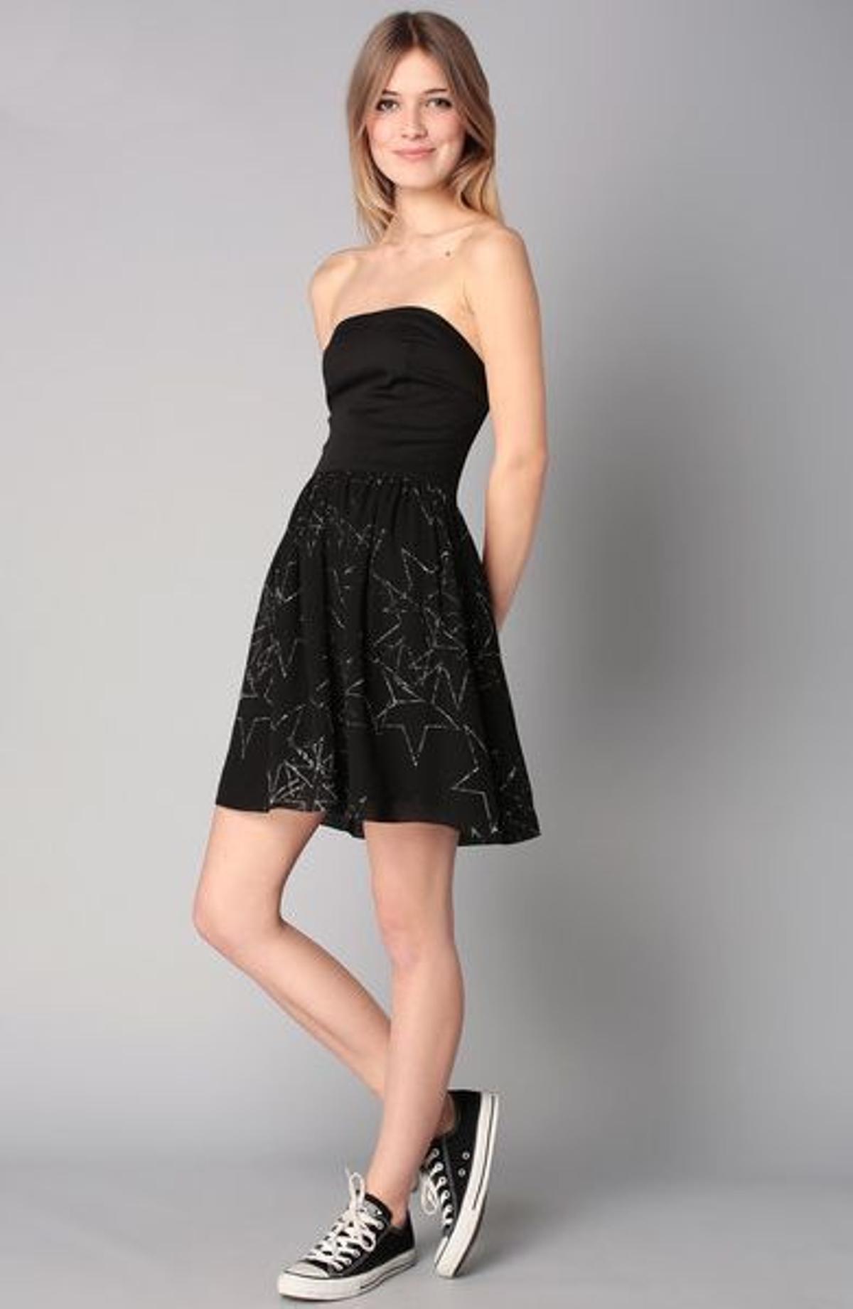 Vestido palabra de honor, Hilfiger Denim