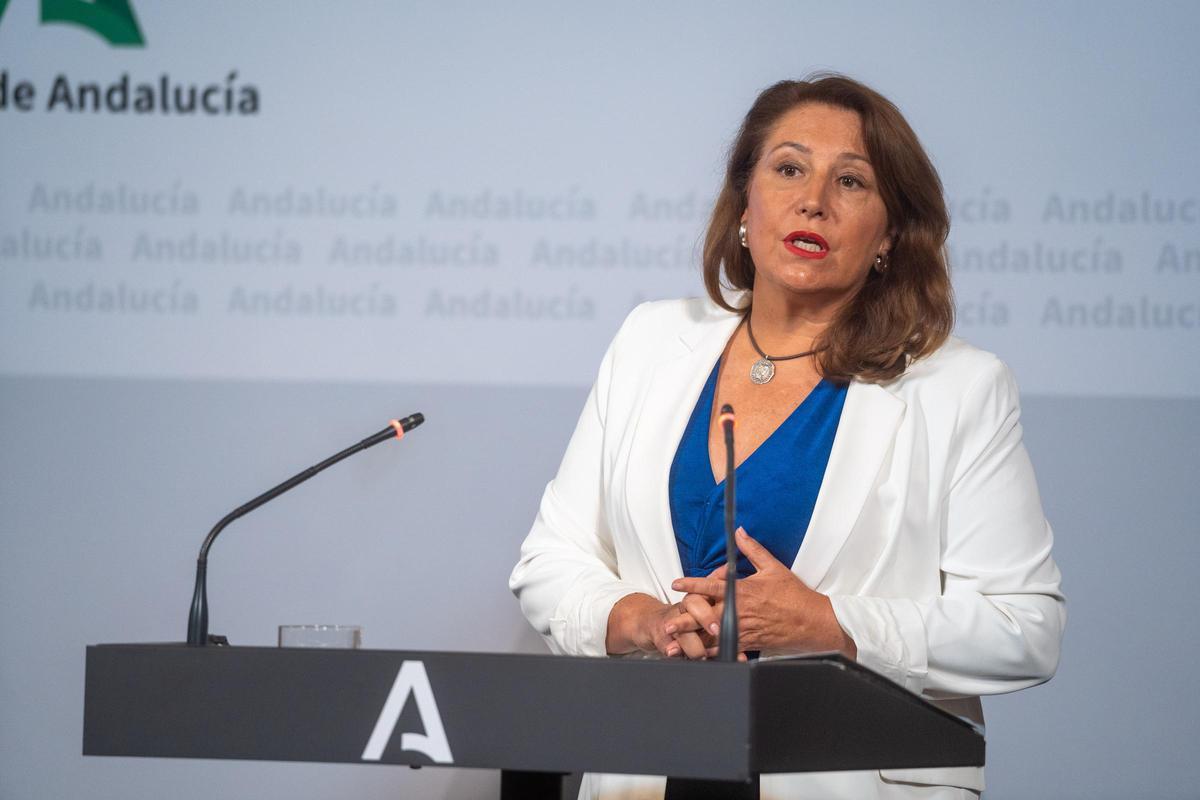 La consejera de Agricultura, Pesca, Agua y Desarrollo Rural, Carmen Crespo, este martes.