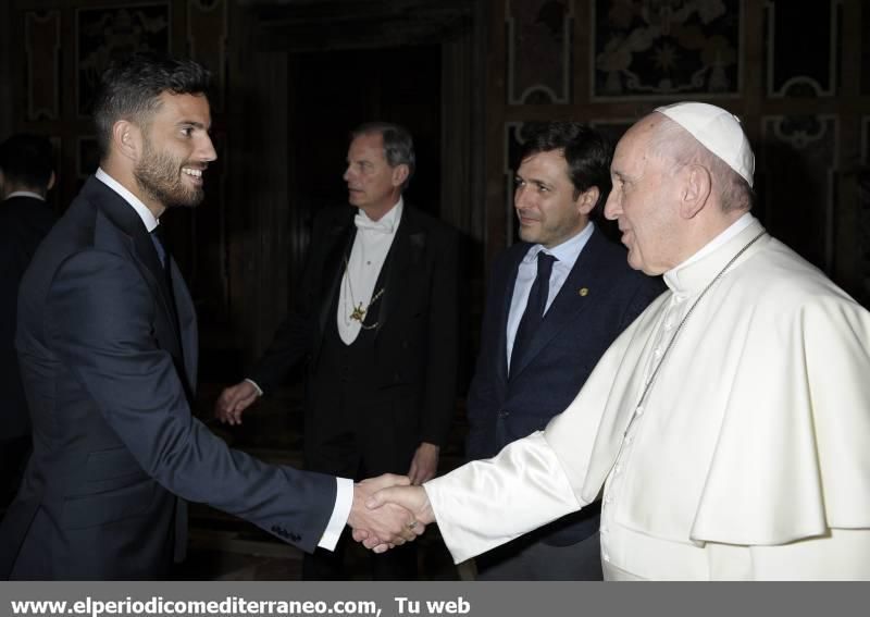 Visita del Villarreal CF al Papa