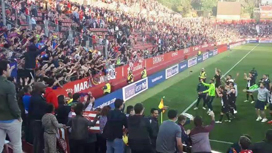 La celebración de la permanencia del Levante UD