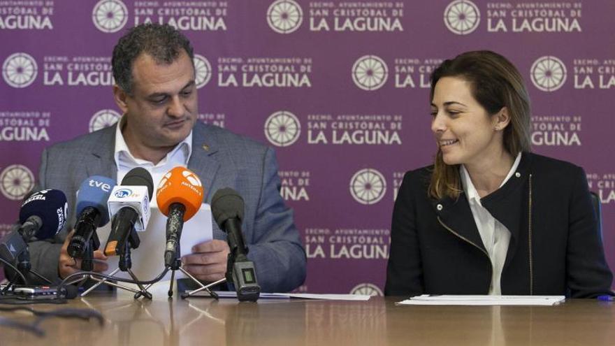 El alcalde de La Laguna y la concejal de Hacienda informan sobre el proyecto de presupuesto del Ayuntamiento para 2017