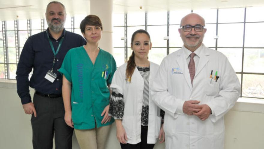 Profesionales del servicio de Angiología y Cirugía Vascular del Negrín.