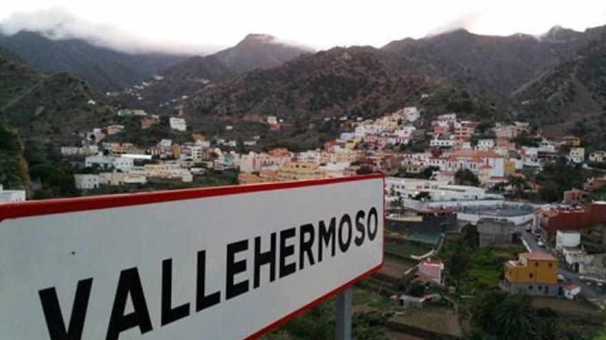 Vista del municipio de Vallehermoso