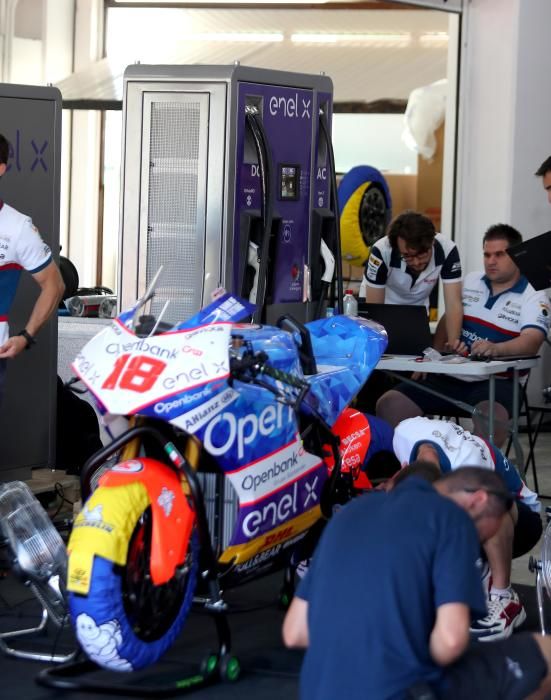 Entrenamientos de MotoE en el Ricardo Tormo