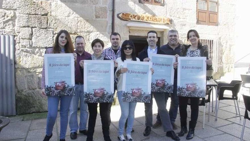 Hosteleros en la presentación de la Feira da Tapa. // Santos Álvarez