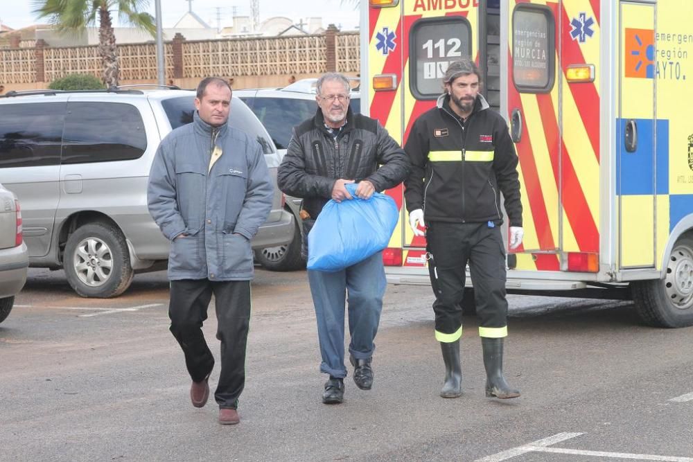 La UME monta su base en Los Alcázares para ayudar