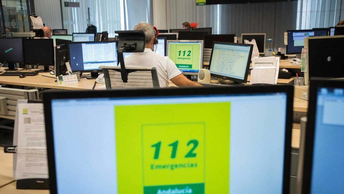 Imagen de recurso de una sala del 112 Andalucía.