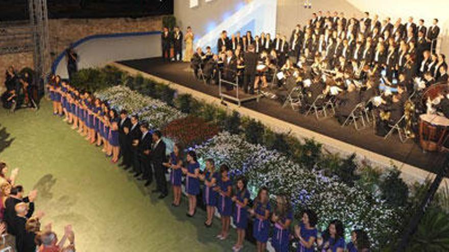 Imagen de la velada de clausura del Certamen Internacional de Habaneras y Polifonía de 2011