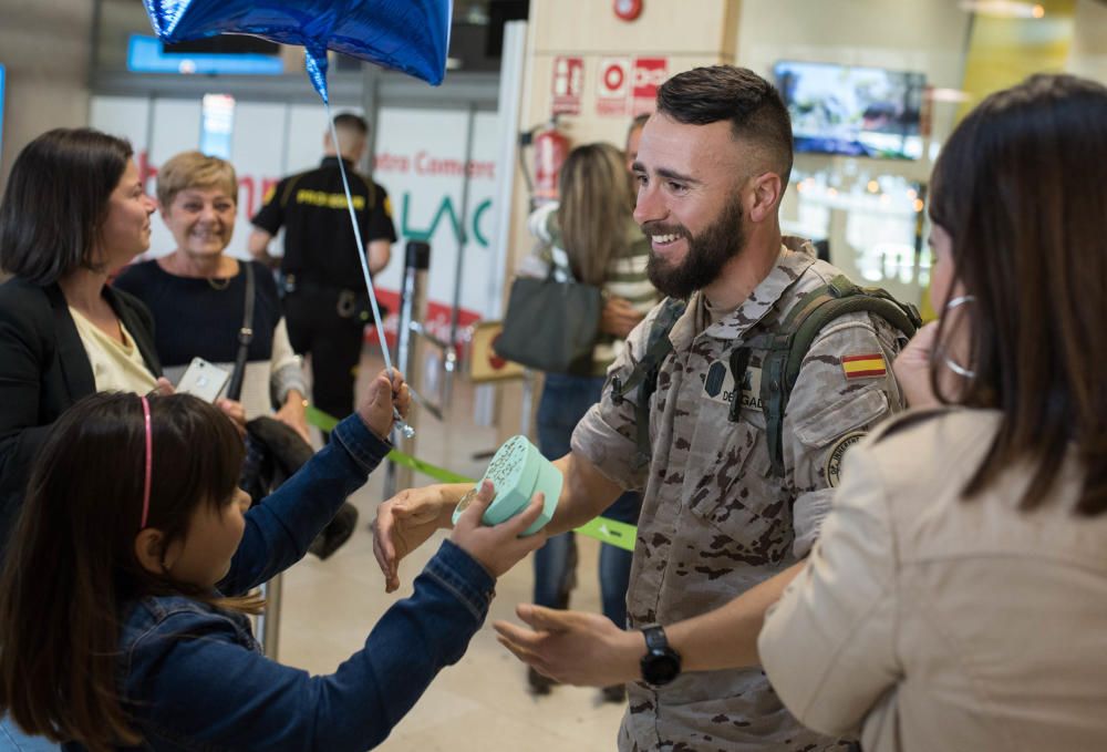 Regreso de militares en misión en Irak