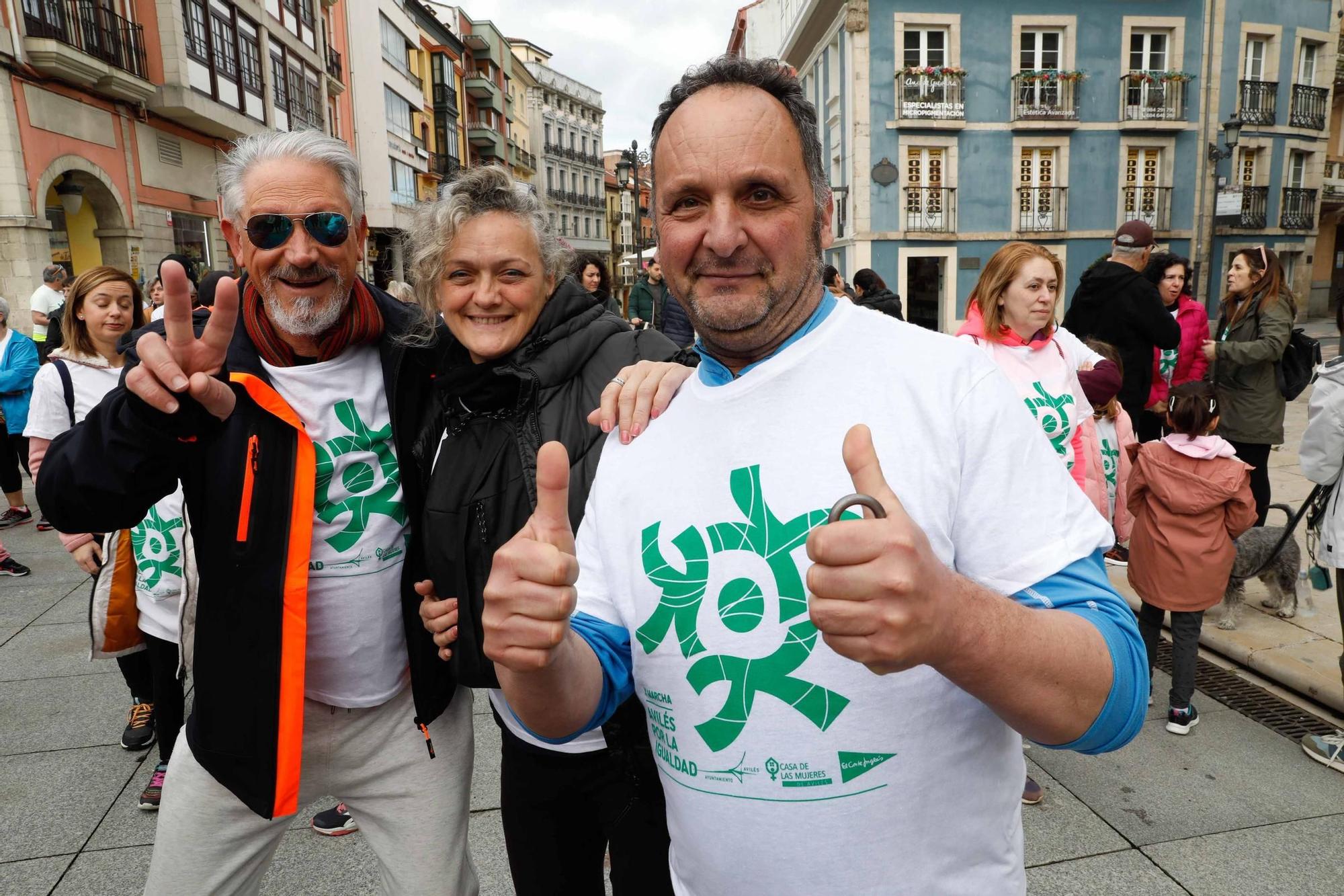 EN IMÁGENES: Así fue la décima edición de la marcha por la igualdad de Avilés