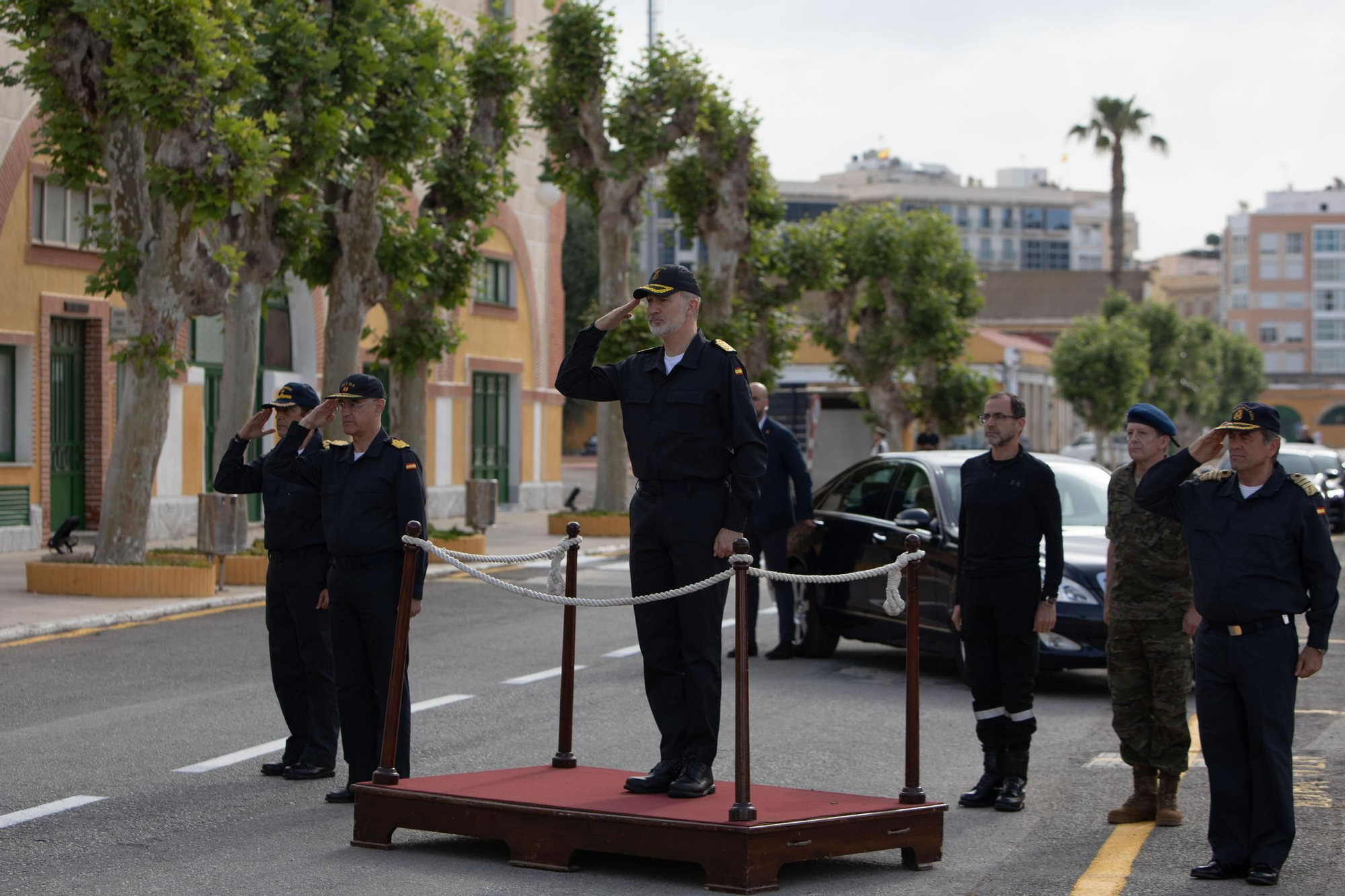 Así ha sido la visita del Rey Felipe VI en Cartagena para conocer el sumbarino S-81