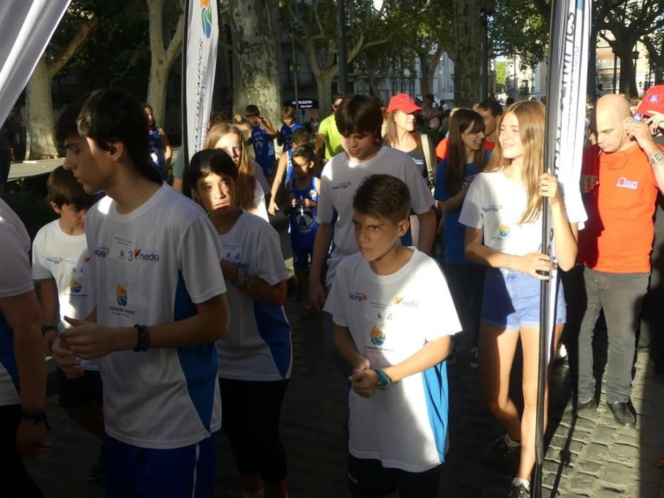 La flama dels Special Olympics arriba a Figueres