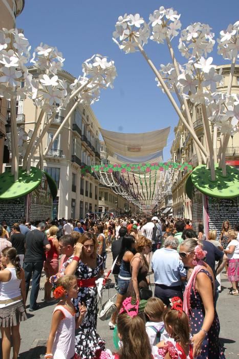 Portada de la Feria de Málaga desde 2007 a 2014.