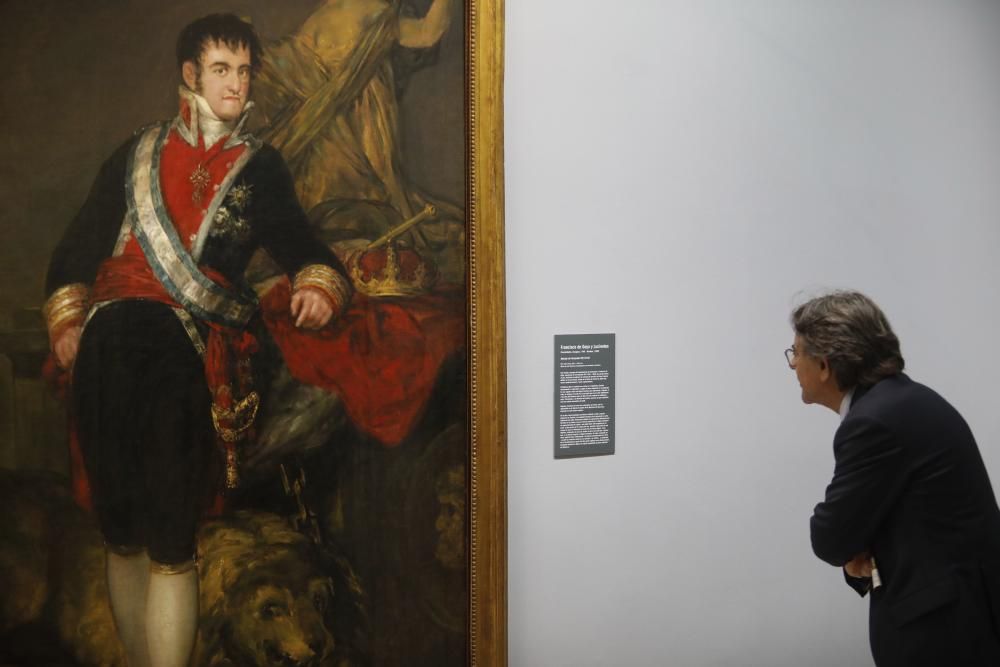 Inauguración de la nueva exposición de Goya en el Bellas Artes