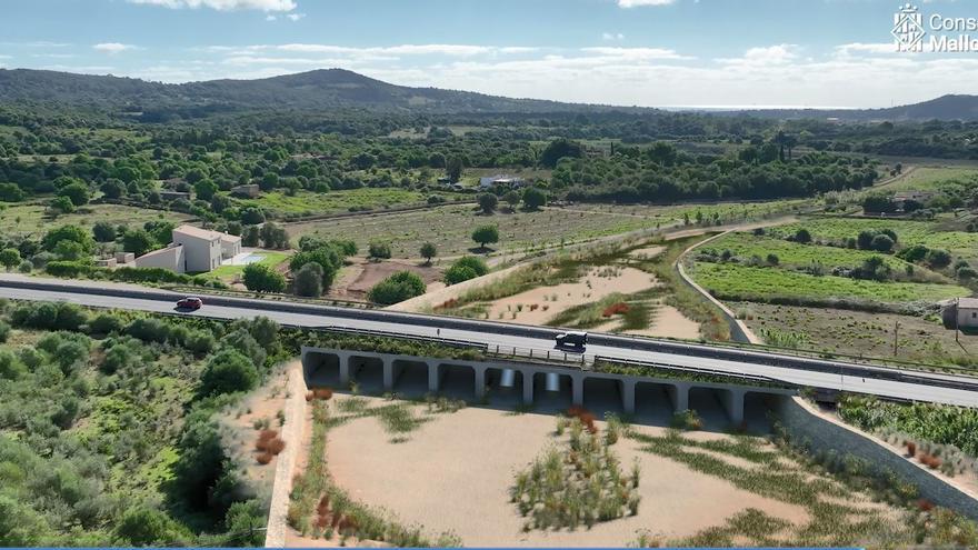 Las obras para ampliar el torrente de ses Planes, en Sant Llorenç, empezarán el otoño que viene