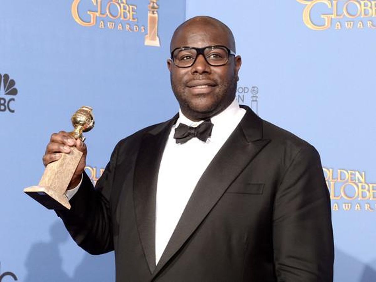 Steve McQueen, amb el premi a la millor pel·lícula per ’12 anys d’esclavitud’.