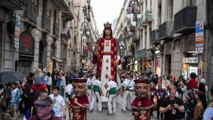 La cavalcada s’estrena a la Via Laietana