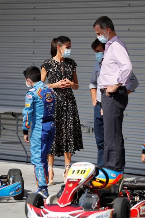 Los Reyes de España visitan el museo de Fernando A