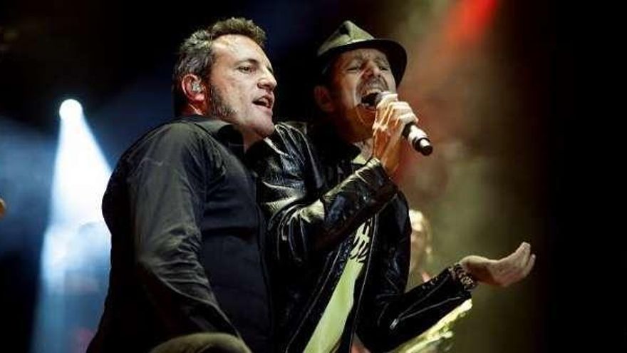 Carlos Tarque (izda.) y Alejo Stivel.