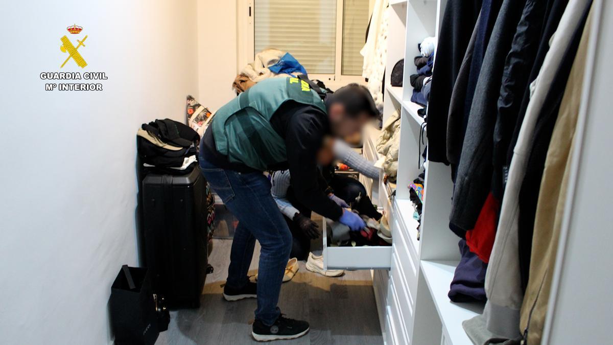 Imagen de la actuación policial en Tarragona