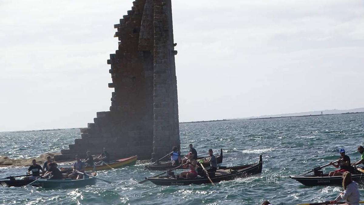 Regata a remos de las Festas da Valvanera.