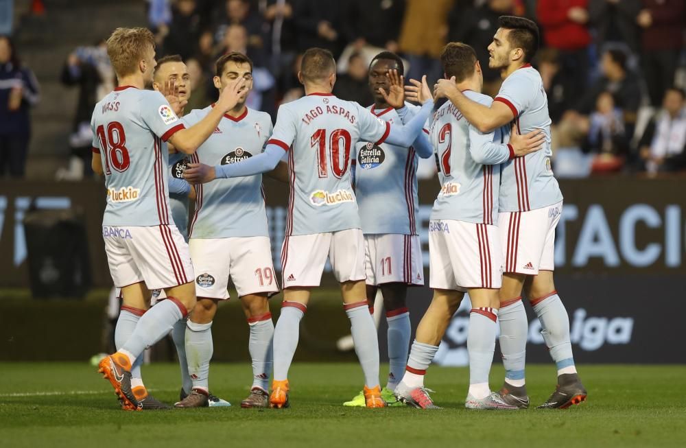 Las mejores fotos del empate entre el Celta y el Espanyol en la jornada 23 en Balaídos.