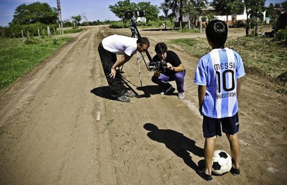 Una escena del documental ’Quiero ser Messi’. Una escena del documental ’Quiero ser Messi’.