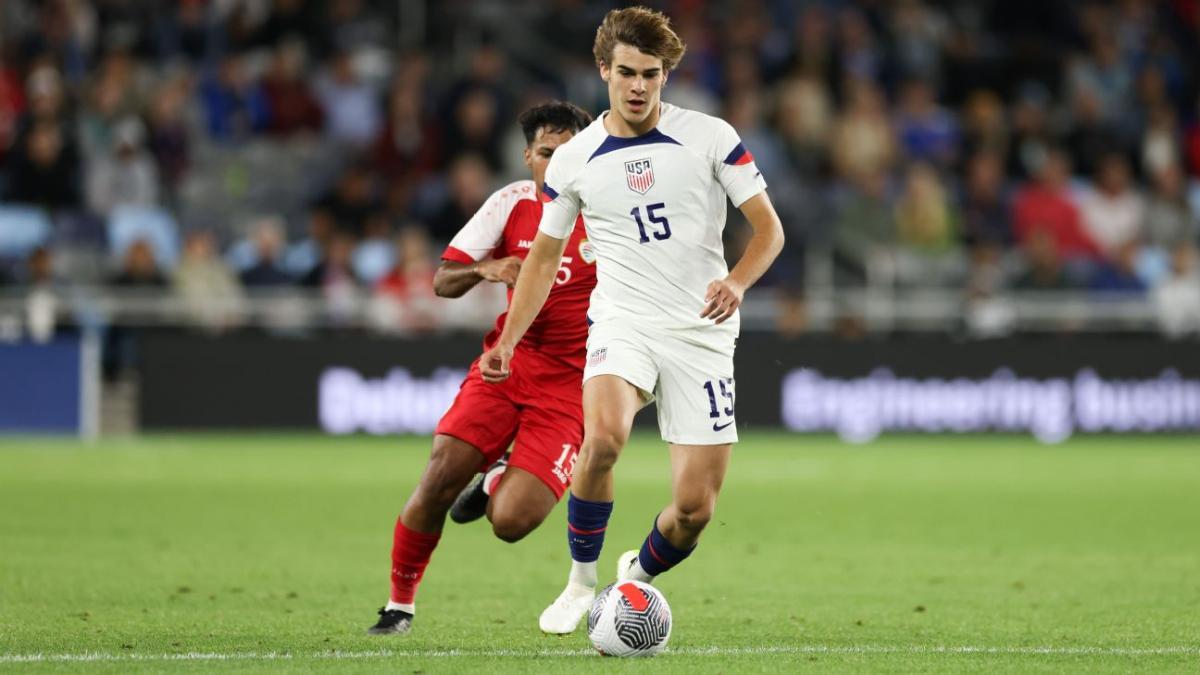 Benjamin Cremaschi con la Selección de Estados Unidos