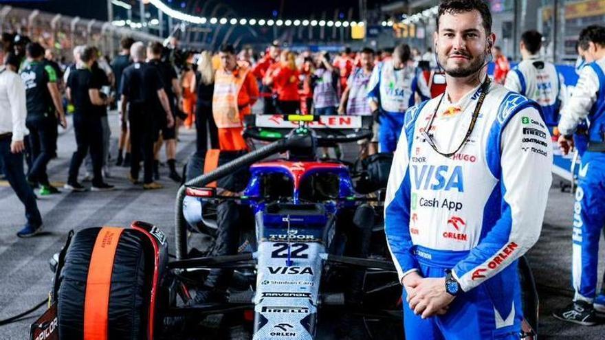 Vicente Calderón, mecánico de la Fórmula 1: «La gente se sorprende en el ‘paddock’ cuando digo que soy de Ibiza»