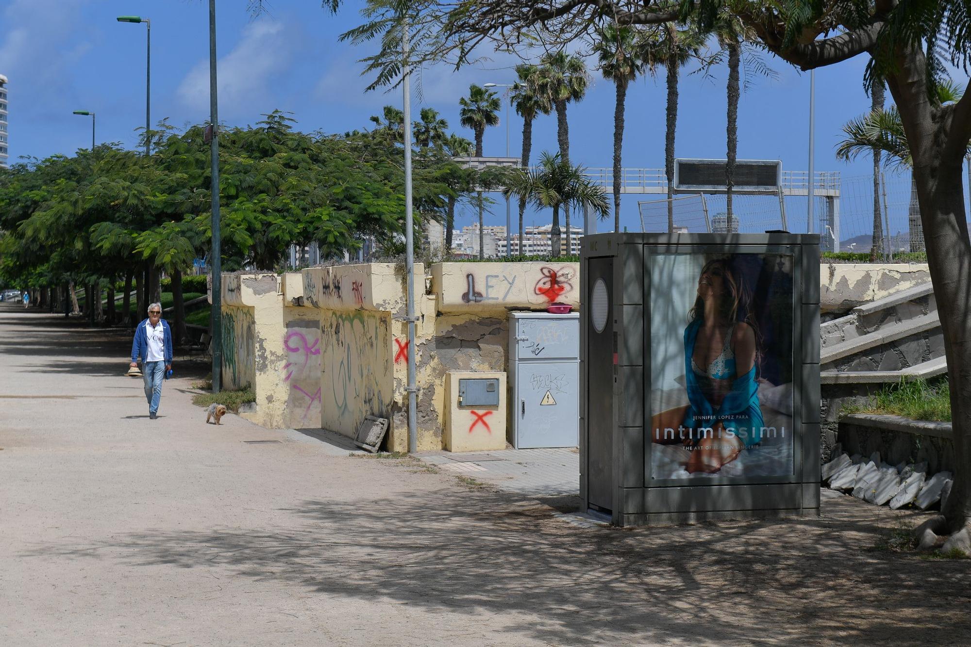 Cuarto de servicio en ruinas en el Parque Romano