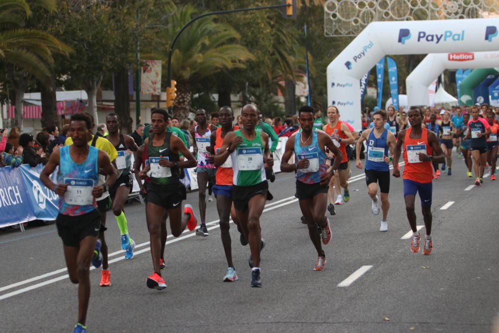 Las mejores imágenes de la Maratón de Málaga 2018