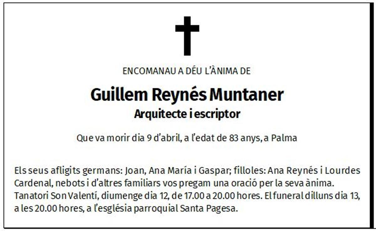 Guillem Reynés Muntaner