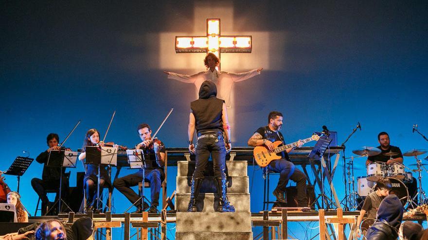 Una imagen de la versión de «Jesucristo Superstar» realizada por Nuevo Teatro Musical.