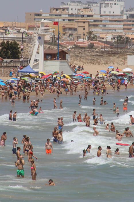 Bandera roja en las playas alicantinas