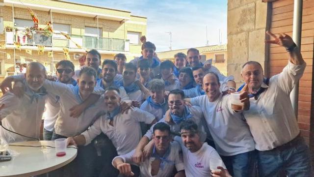 Los pregoneros de las fiestas de San Antonio.