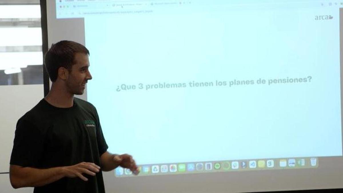 Sergio Rodrigues, cofundador y CEO de la startup sevillana Arca, especializada en mejorar la gestión de los planes de pensiones.