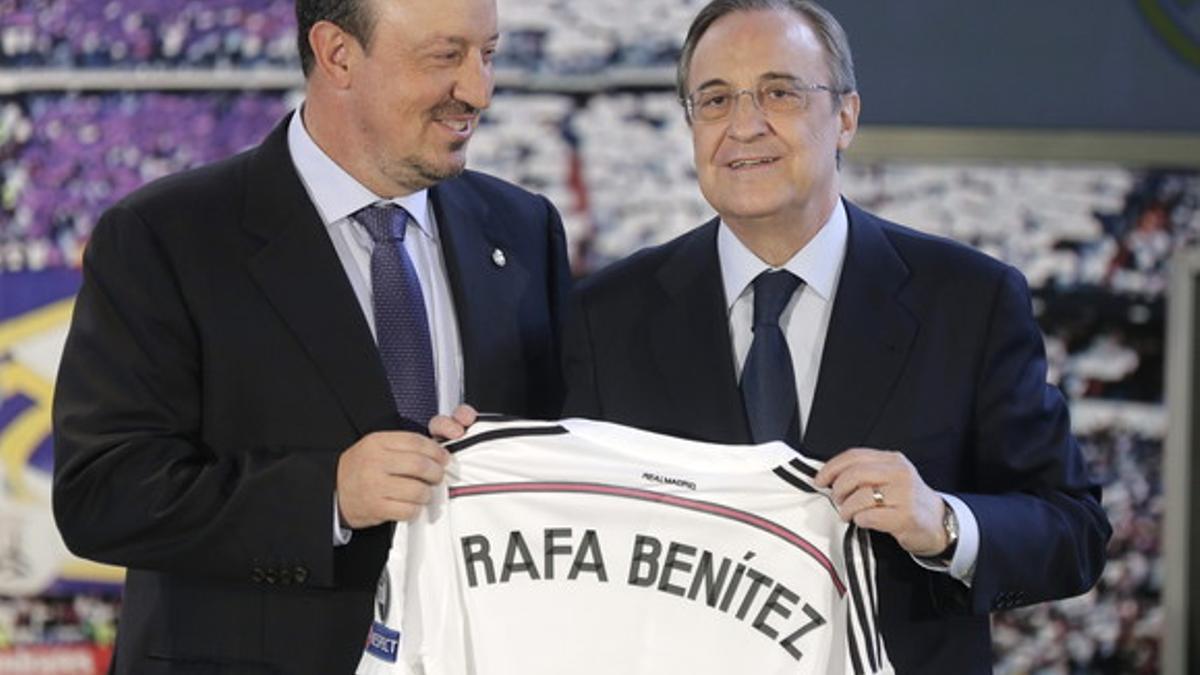 Florentino no apoyó a Benítez desde su inicio