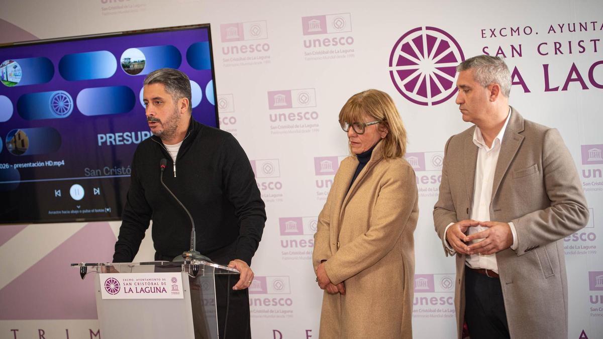 Luis Yeray Gutiérrez, Francisca Carlota Rivero y Fran Hernández.