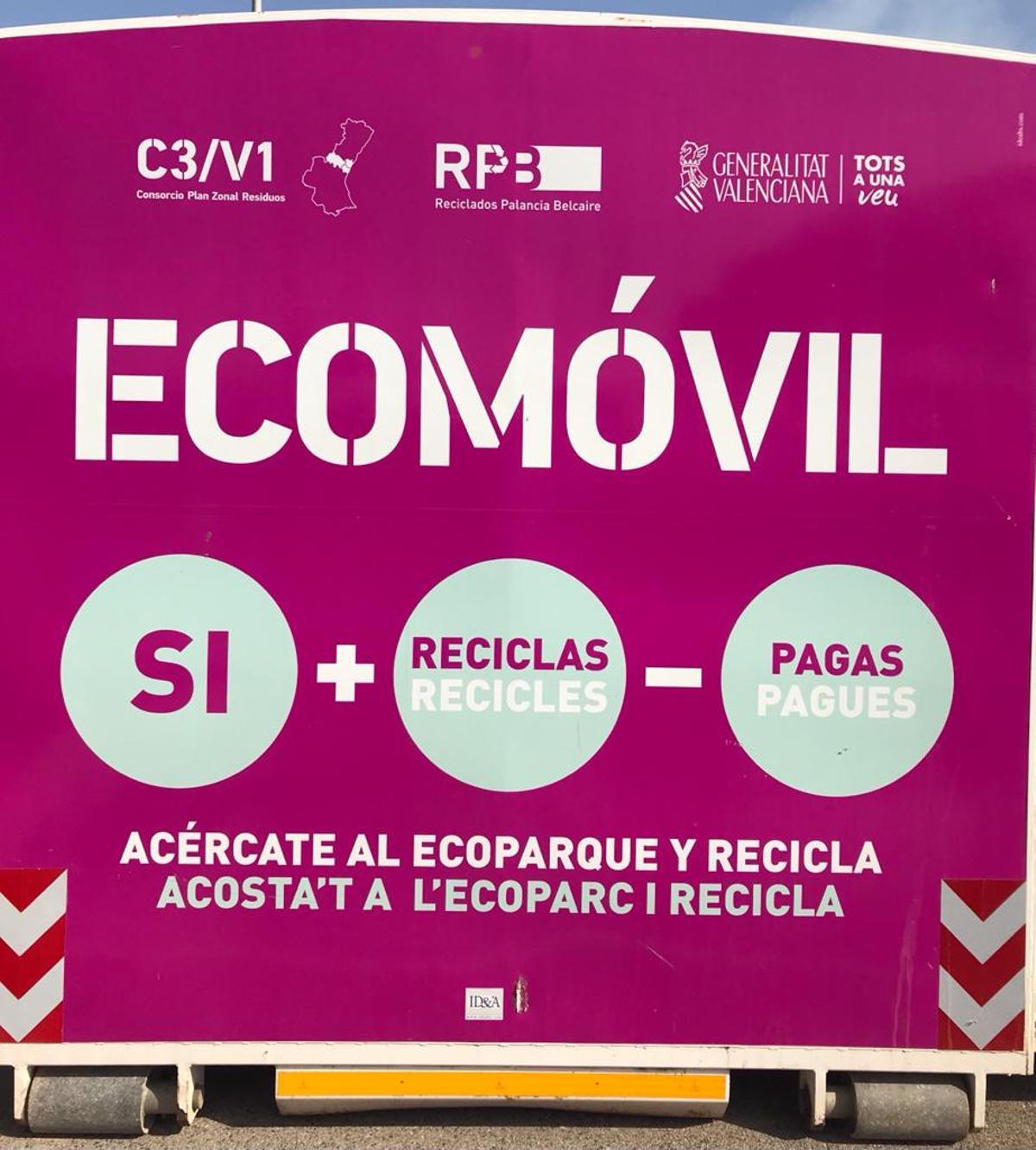 Campaña para el fomento del uso de ecoparques.