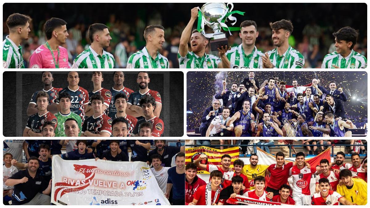 Betis, Alicante, Burgos, Maçanet y Rivas celebran sus ascensos