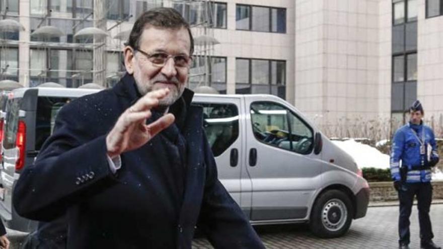 Rajoy se va cuando le preguntan por Bárcenas