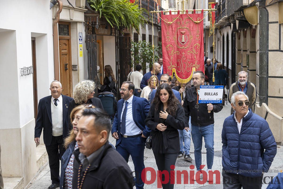 Cofradías y Hermandades de Semana Santa Peregrinan a Caravaca