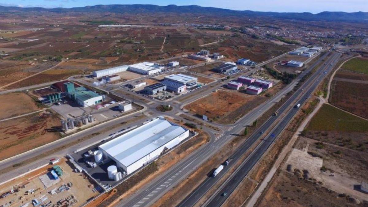 Parque Empresarial Nuevo Tollo en Utiel, cerca de donde se instalará una planta fotovoltaica.