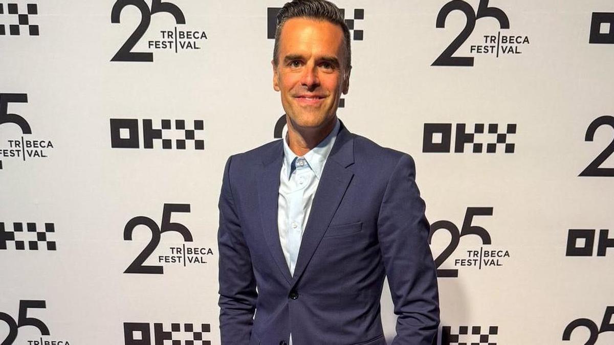 Michael J. Moritz en el photocall del Tribeca.
